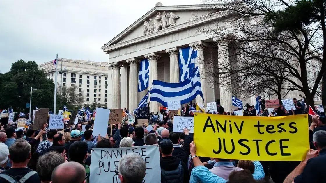 Conflitos em Atenas marcam o 2º aniversário do desastre ferroviário