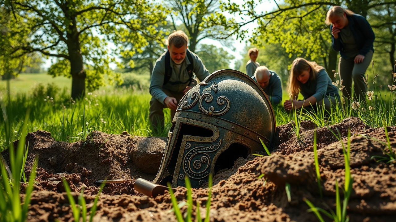 Descoberta na Dinamarca pode reescrever a origem do icônico capacete Sutton Hoo