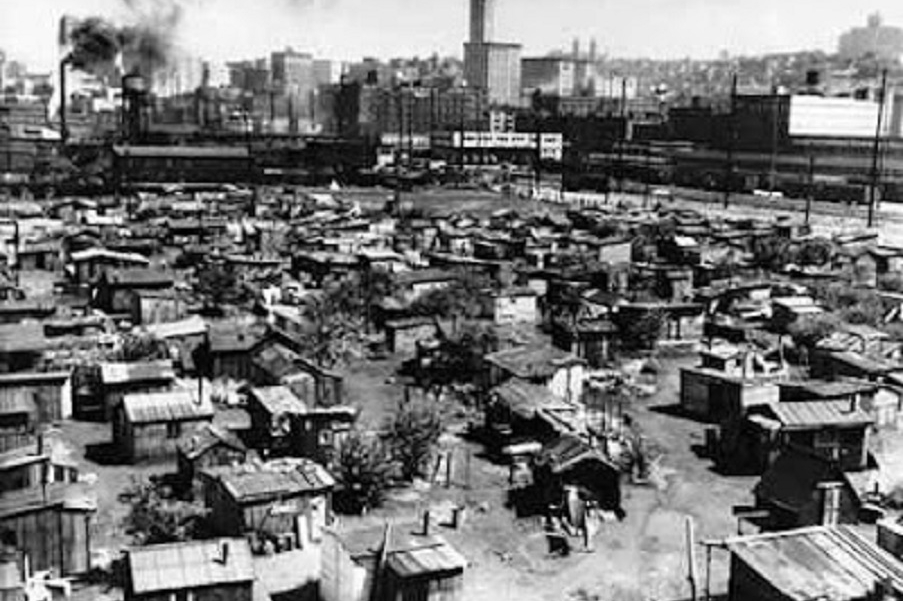 Crise de 29 - Favela no Central Park