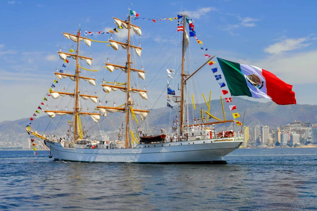 Navio do México em Fortaleza