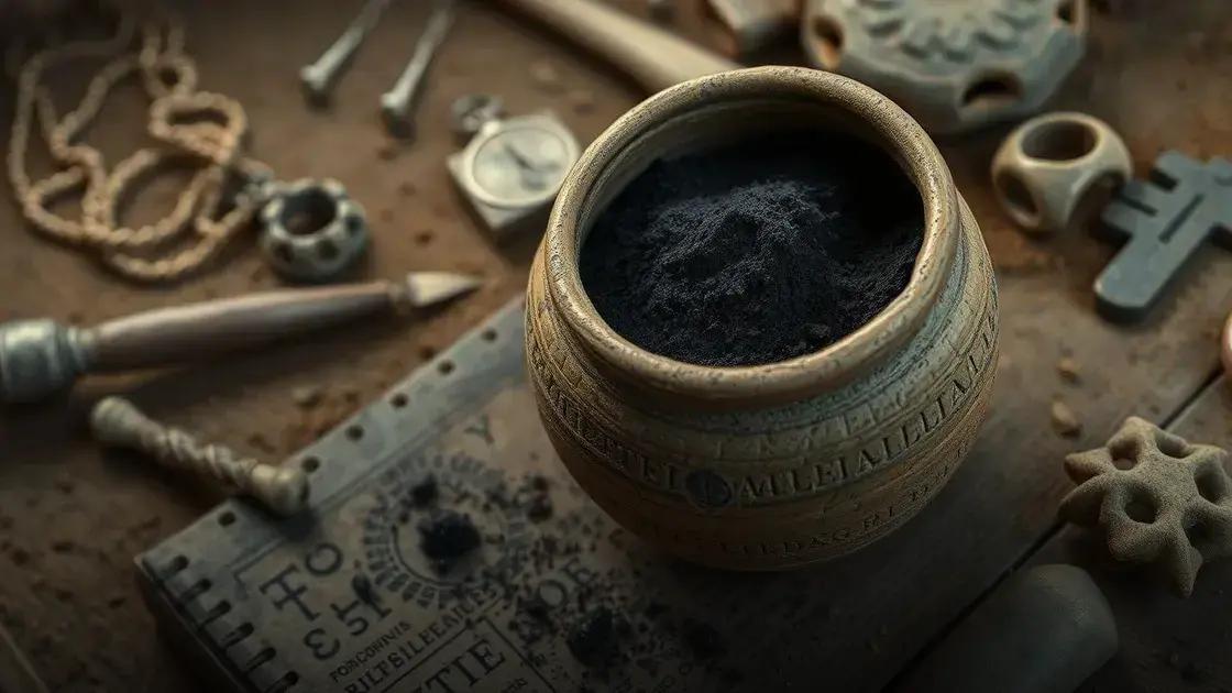 Kohl de 2.700 anos no Irã revela primeiro uso de grafite em maquiagem
