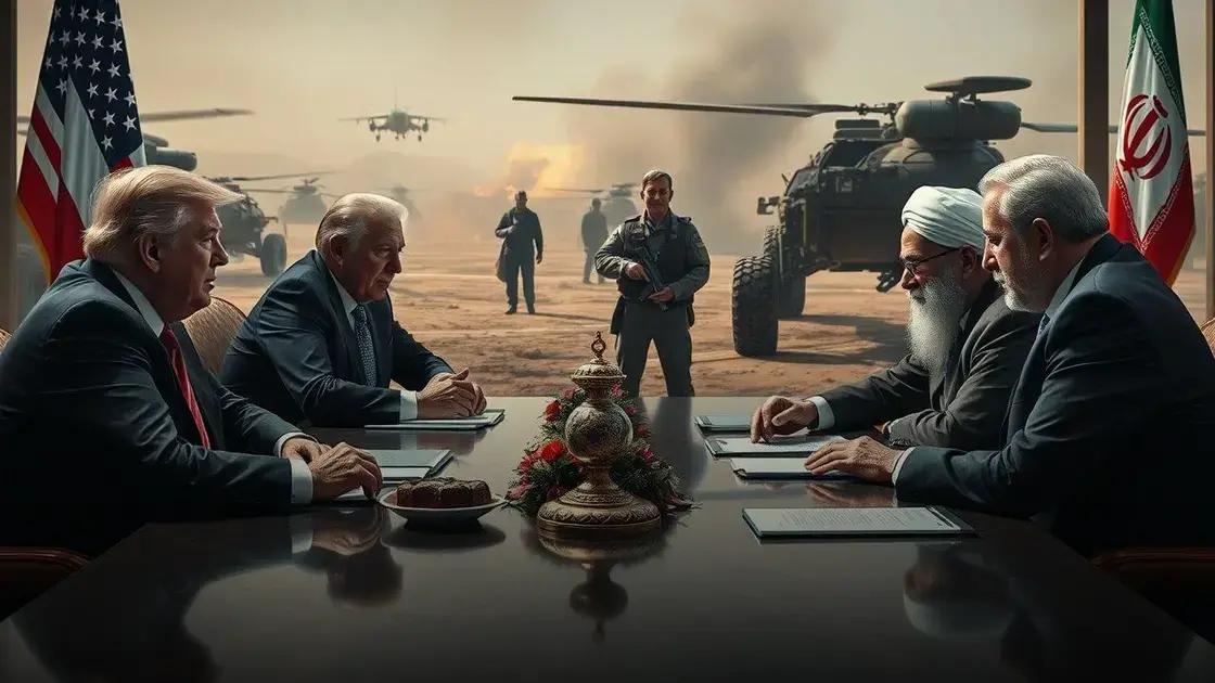 Trump sugere mudança de regime no Irã e usa slogan 'MIGA' em meio a conflito