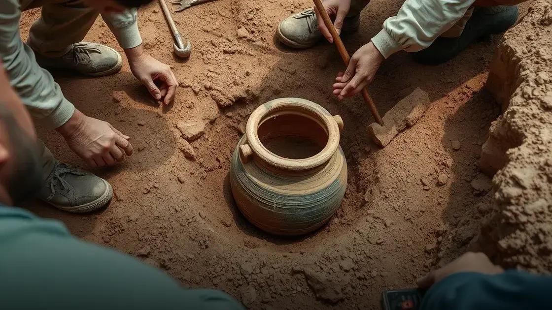 Arqueólogos descobrem primeiro pote romano intacto na Irlanda em sítio da Idade do Ferro