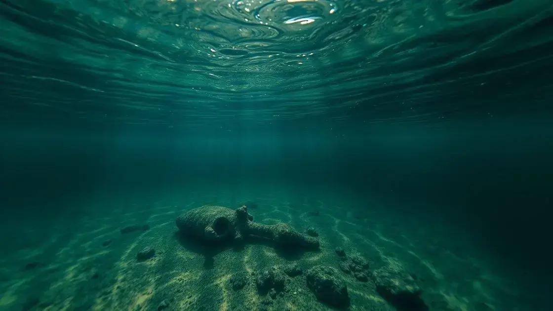 Condições de preservação no lago