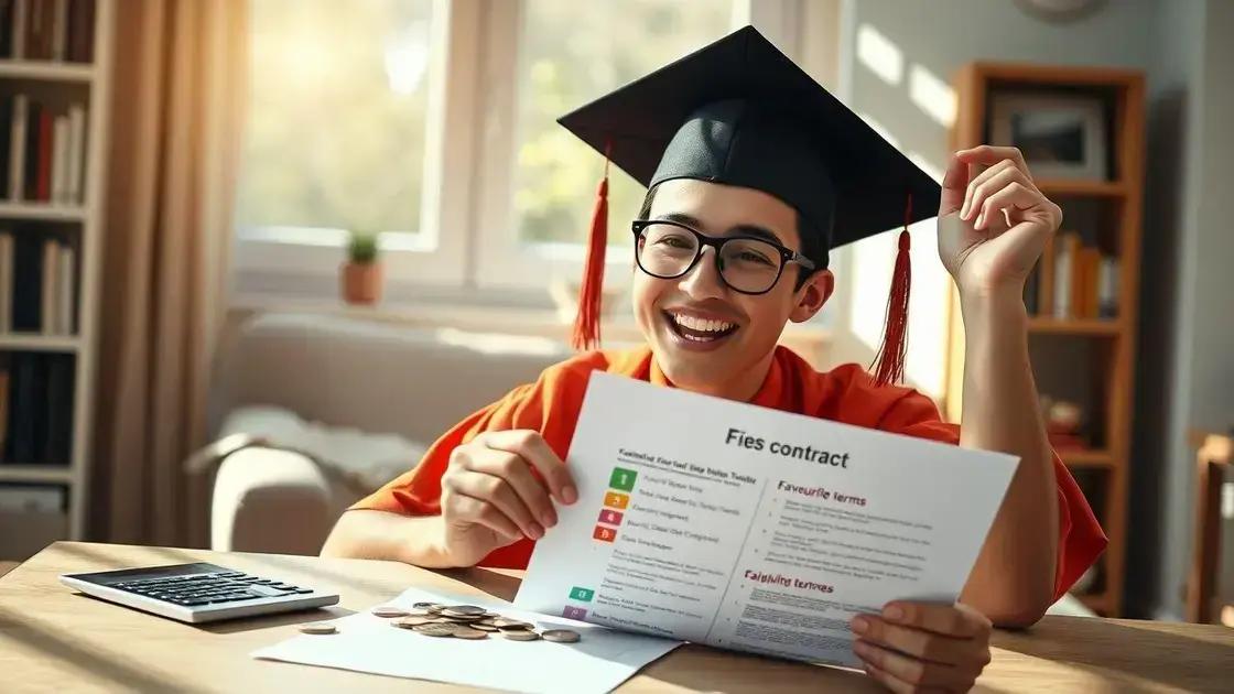 Condições especiais para os estudantes