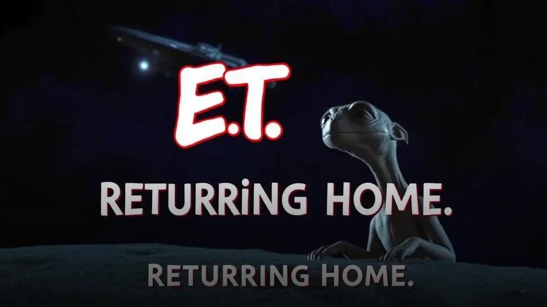 Embaixada dos EUA usa referência a E.T. em post contra imigração ilegal