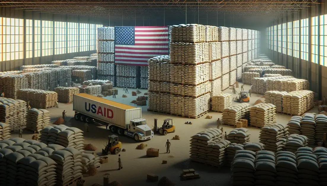Governo Trump ordena destruição de 500 toneladas de alimentos para ajuda humanitária