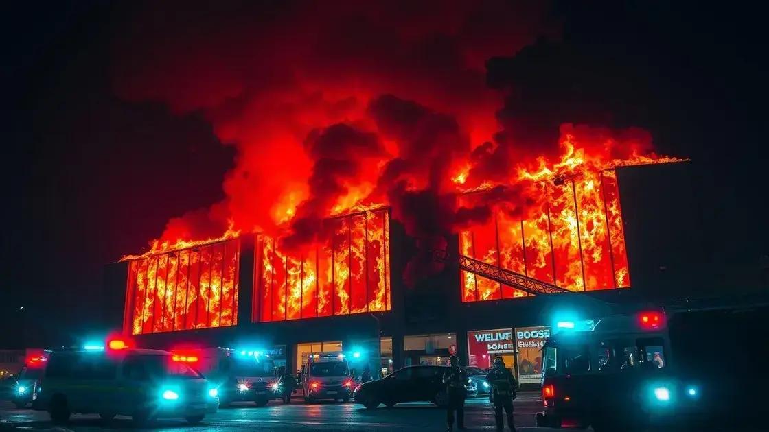 Incêndio em shopping no Iraque deixa mais de 60 mortos