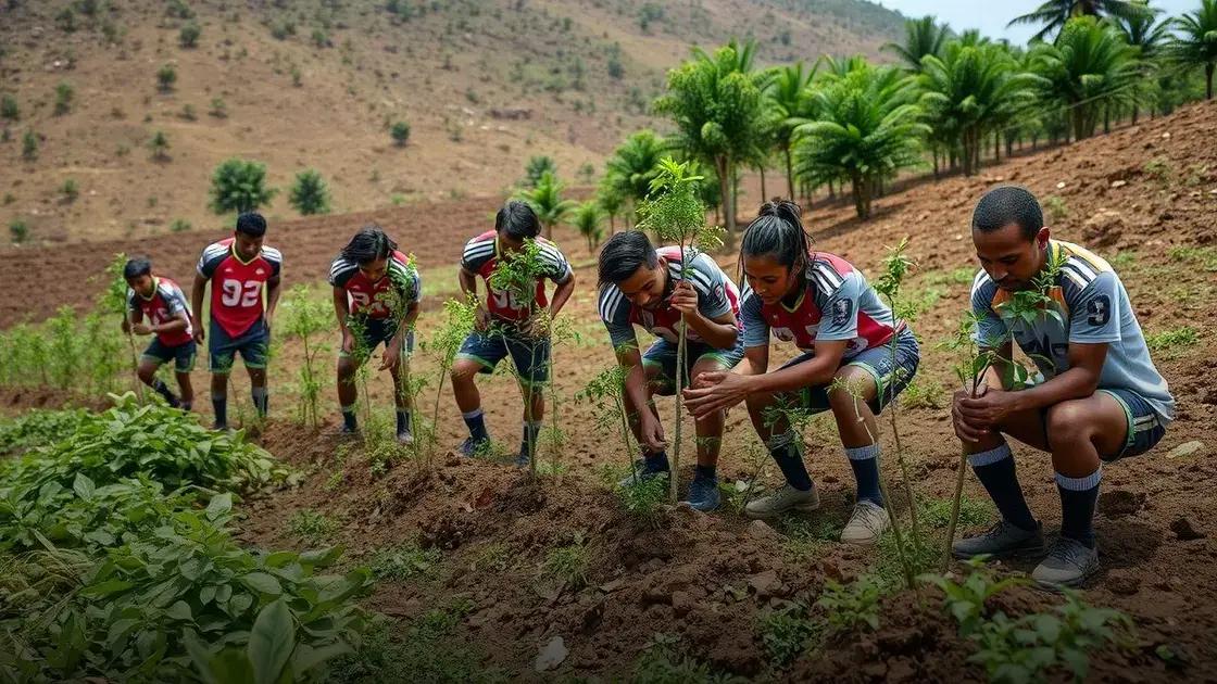 Pérolas Negras: Clube que planta 100 árvores a cada gol marcado