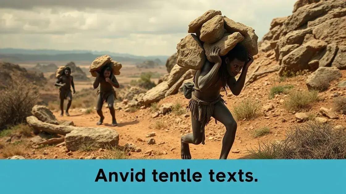 Antigos parentes humanos transportavam pedras há 2,6 milhões de anos, revela estudo