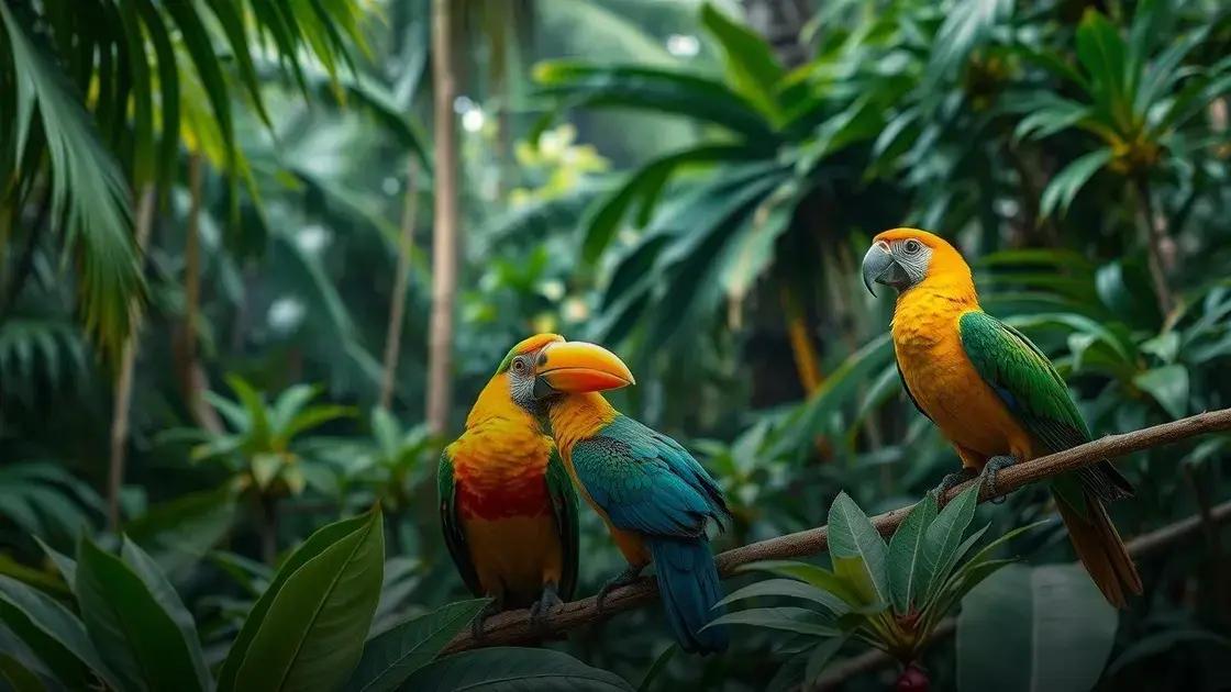 Aquecimento global reduz populações de aves tropicais em até 38%, diz estudo