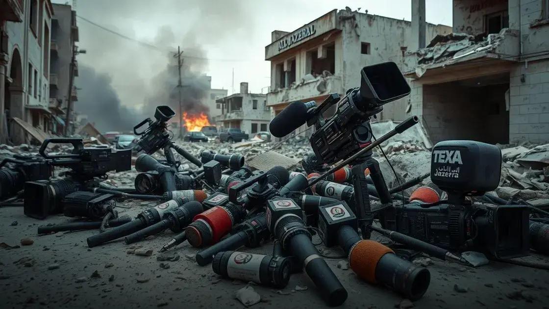 Ataque aéreo mata jornalistas da Al Jazeera