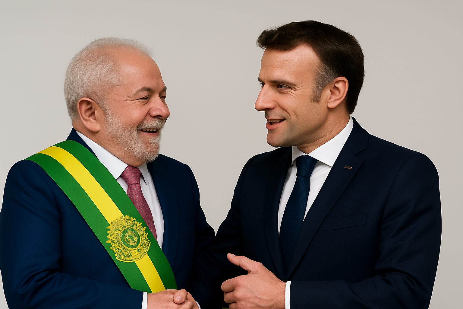 Lula e Macron avançam em diálogo para acordo Mercosul-União Europeia