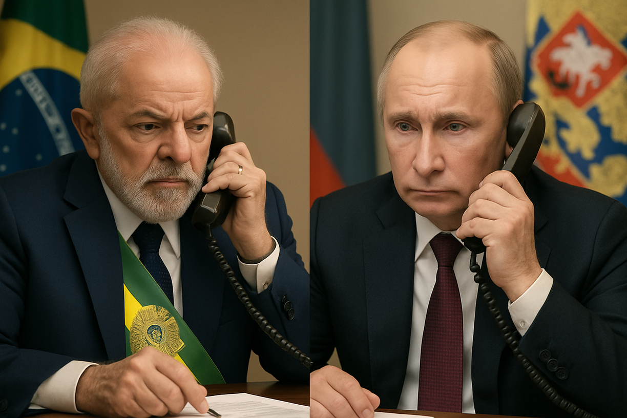 Lula e Putin conversam sobre guerra na Ucrânia após encontro com Trump