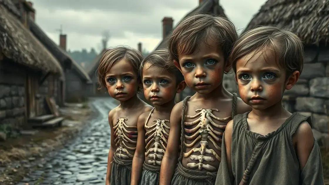 Malnutrição infantil na Idade Média afetou expectativa de vida, revela estudo