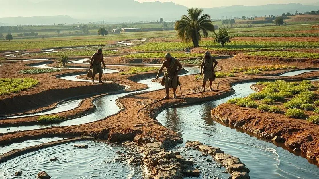 O diálogo entre humanos e as águas na formação da civilização