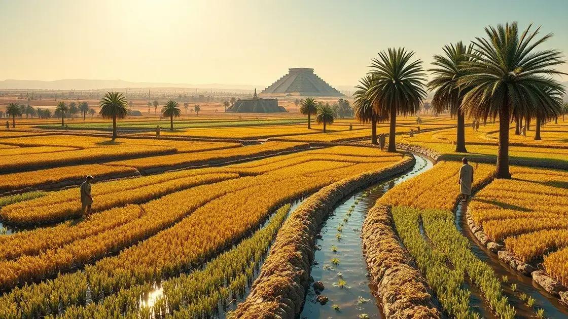 O papel das marés no desenvolvimento da agricultura suméria