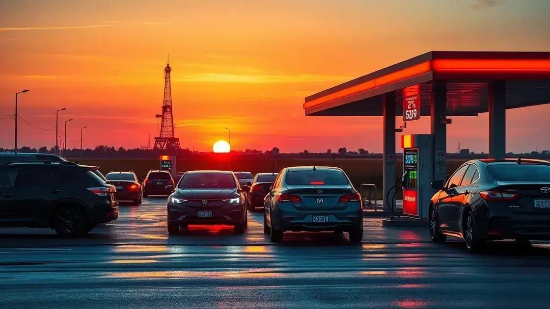 Queda nos preços do petróleo beneficia motoristas e governo Trump