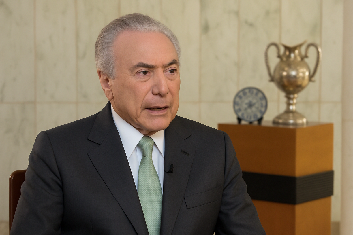 Temer defende Moraes e elogia decisão de Dino sobre Lei Magnitsky