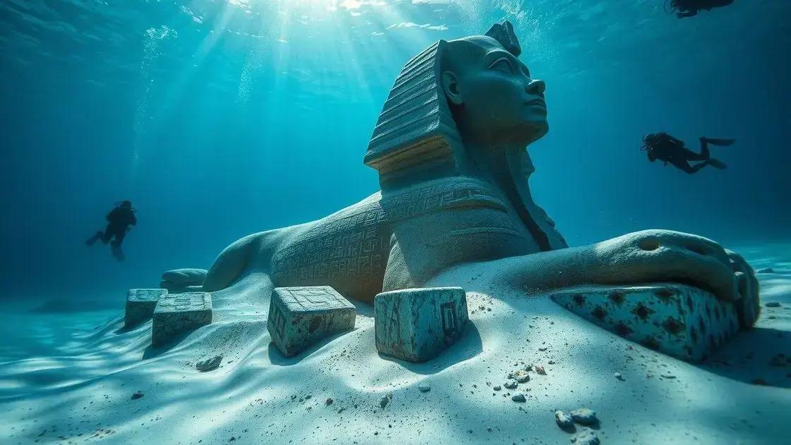 Tesouros ressurgem da cidade submersa de Canopus no Egito após milênios