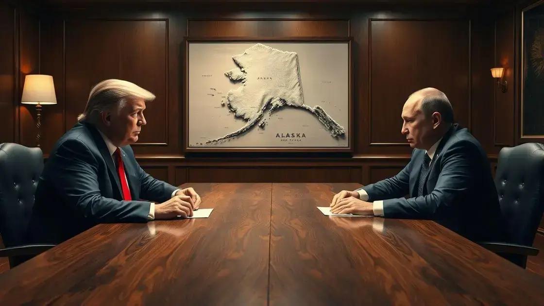 Trump e Putin se reúnem no Alasca para discutir fim da guerra na Ucrânia