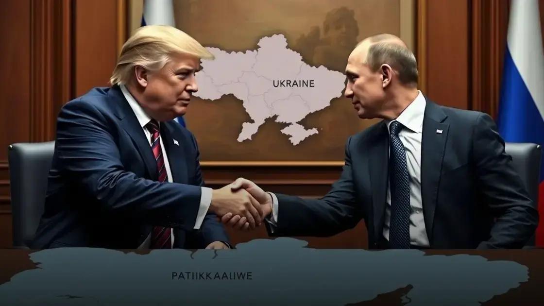 Trump e Putin se reúnem no Alasca para discutir fim da guerra na Ucrânia