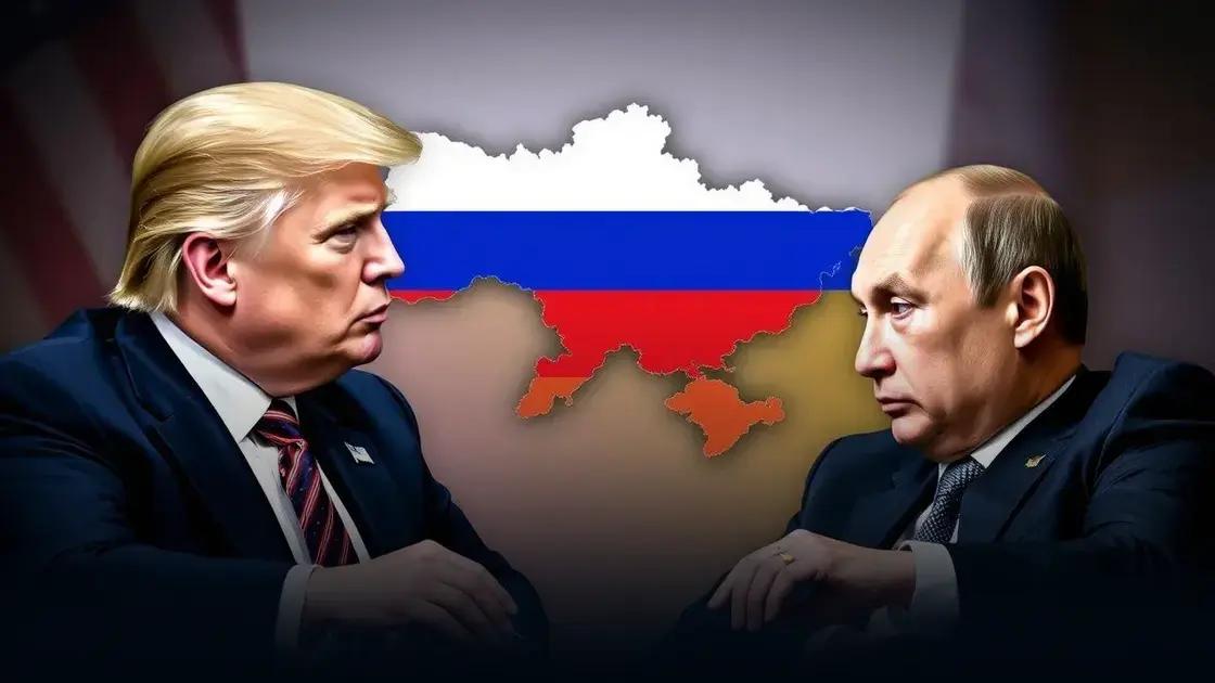Trump pressionará Putin por fim da guerra na Ucrânia em encontro no Alasca