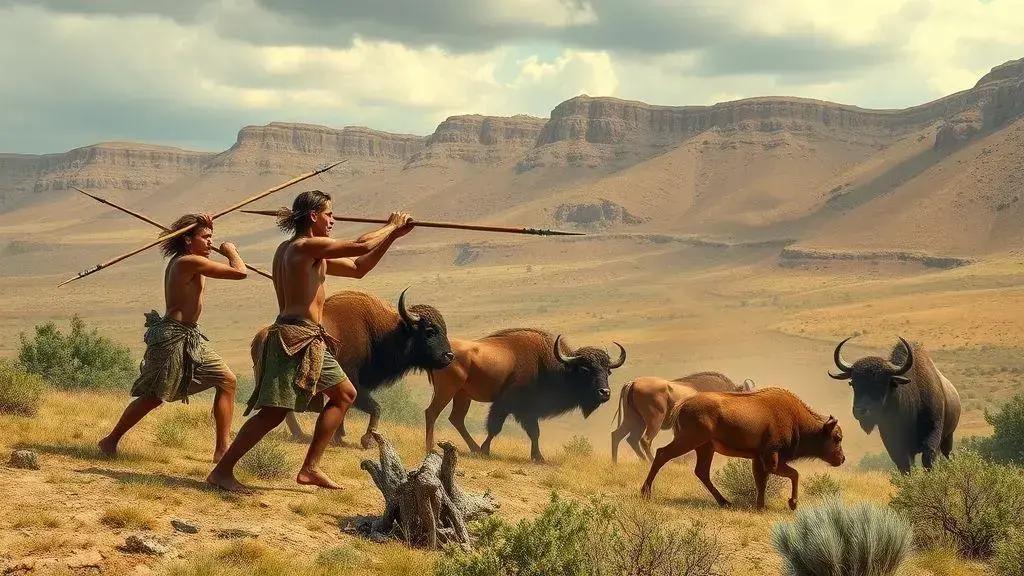 Estratégias de caça sofisticadas: cervos, cavalos e bisões como alvos Estratégias de caça sofisticadas: cervos, cavalos e bisões como alvos