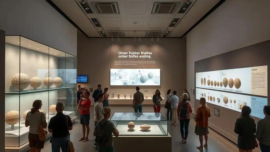 O futuro das bolas Olmecas: museus e exposições O futuro das bolas Olmecas: museus e exposições