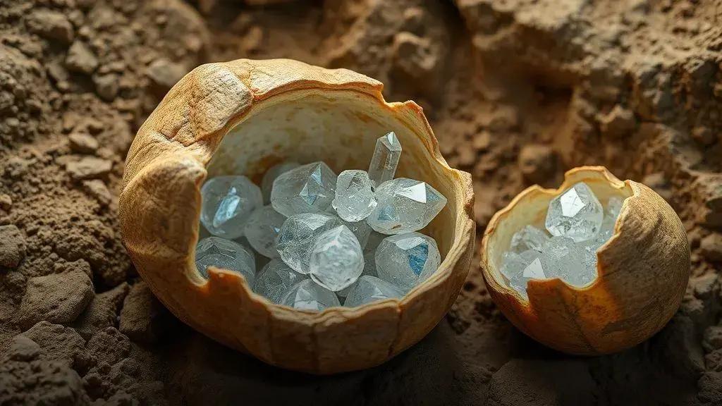 Ovos de dinossauro com cristais são descobertos na China em sítio arqueológico
