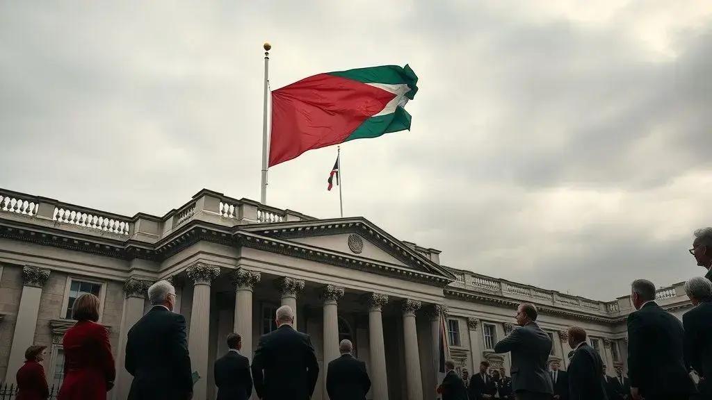 Palestina inaugura embaixada em Londres após reconhecimento britânico