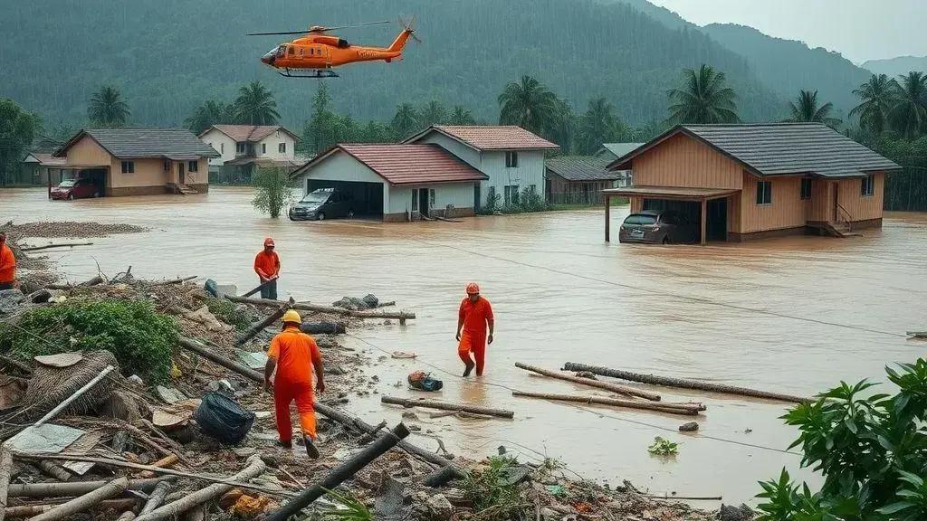 Tragédia em Taiwan: 17 mortos e desaparecidos após rompimento de lago Tragédia em Taiwan: 17 mortos e desaparecidos após rompimento de lago