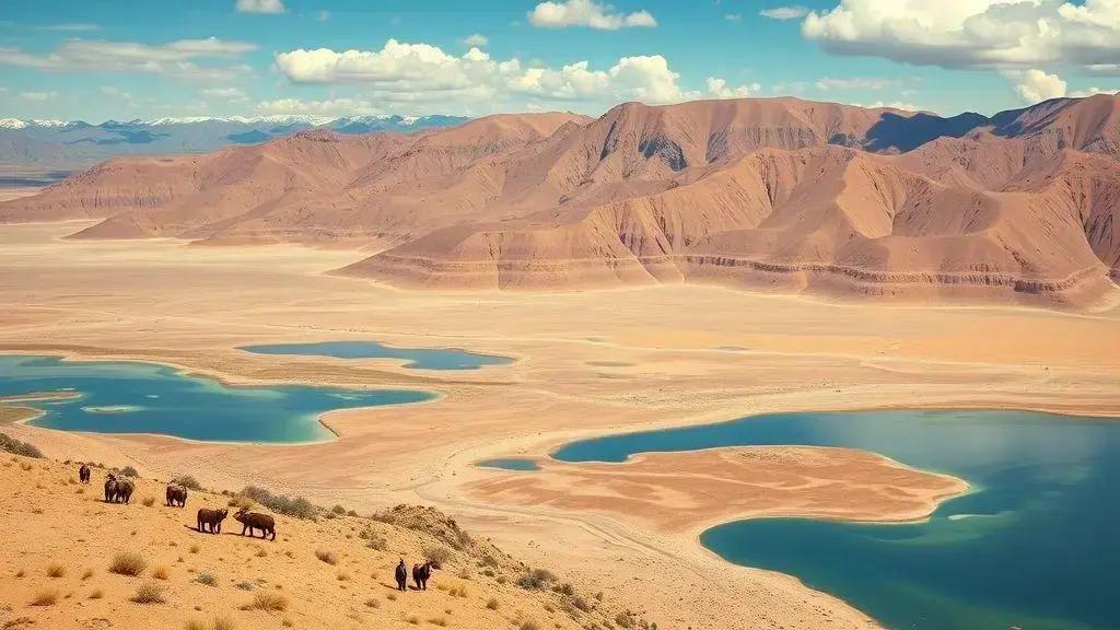 Adaptação climática: migrações entre montanhas e lagos Adaptação climática: migrações entre montanhas e lagos