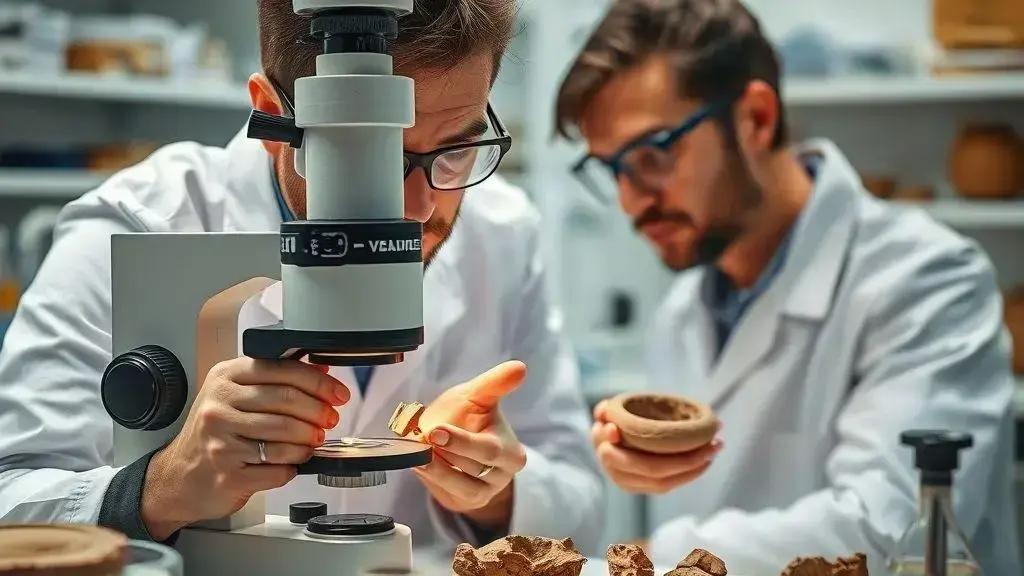 Análise petrográfica revela origem não local