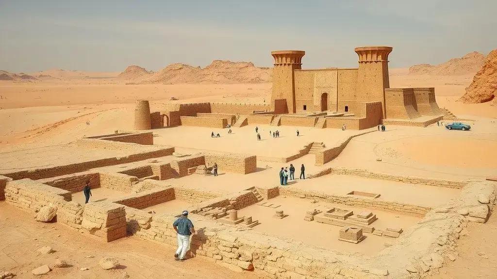 Arqueólogos descobrem uma das maiores fortalezas do Novo Reino no Sinai