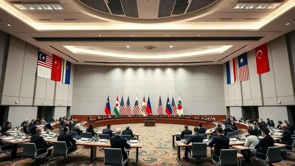 Contexto da reunião na cúpula asiática Contexto da reunião na cúpula asiática