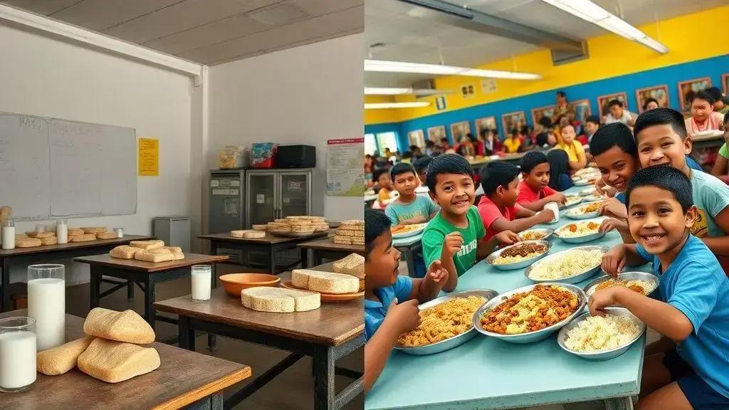 Da merenda à alimentação escolar: a transformação da qualidade Da merenda à alimentação escolar: a transformação da qualidade