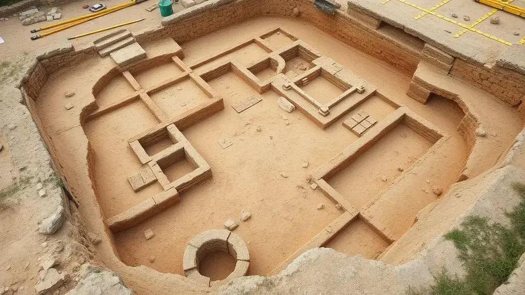 Escavações revelam assentamento civil romano Escavações revelam assentamento civil romano