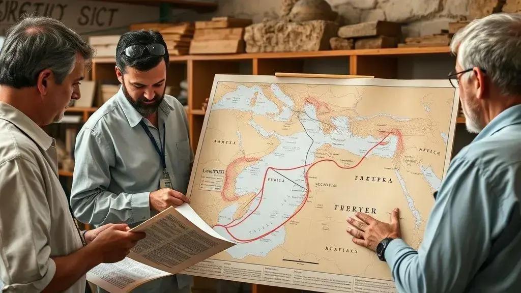 Implicações para o entendimento das rotas comerciais antigas