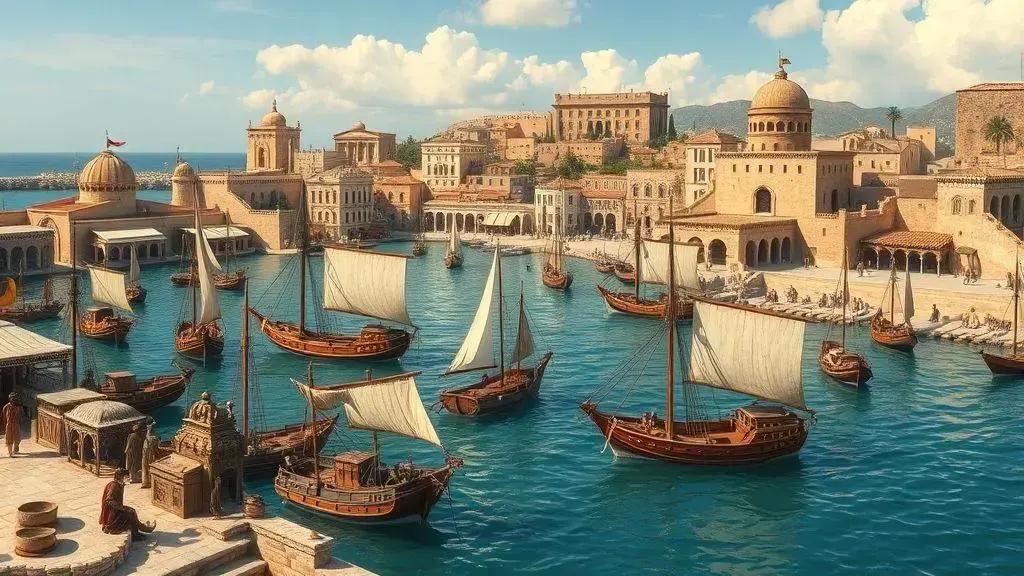 Influências mediterrâneas: fenícios, cartagineses e romanos