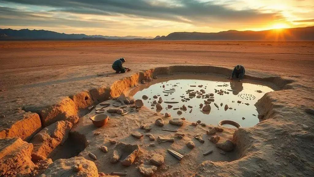 Lagos ancestrais no Deserto de Gobi sustentaram vida humana há 8.000 anos