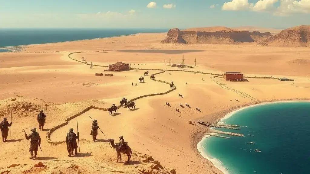 Localização estratégica: o caminho de Horus Localização estratégica: o caminho de Horus