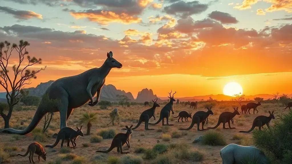 O mistério da extinção da megafauna australiana O mistério da extinção da megafauna australiana