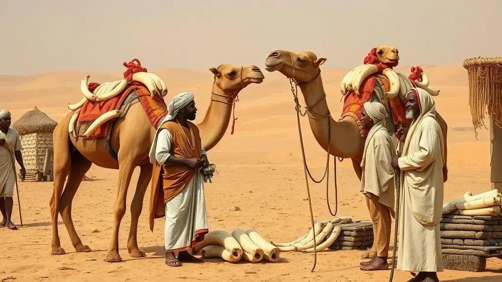 O papel dos comerciantes núbios como agentes ativos