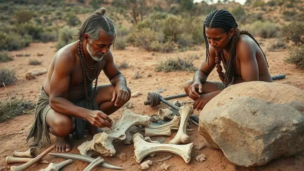 Os primeiros paleontólogos: aborígenes como colecionadores de fósseis Os primeiros paleontólogos: aborígenes como colecionadores de fósseis