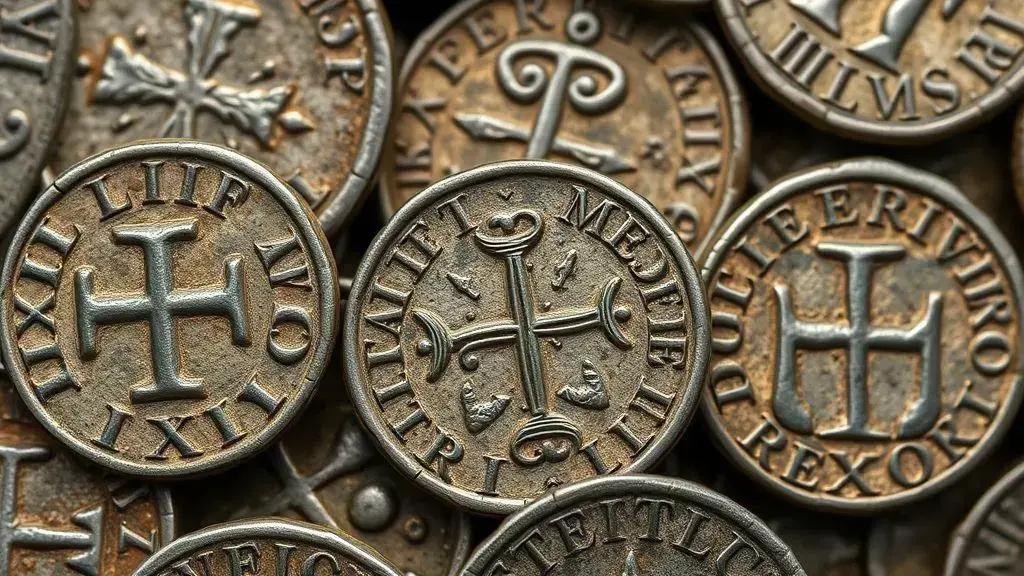 Raras moedas de bispo aumentam valor da descoberta Raras moedas de bispo aumentam valor da descoberta
