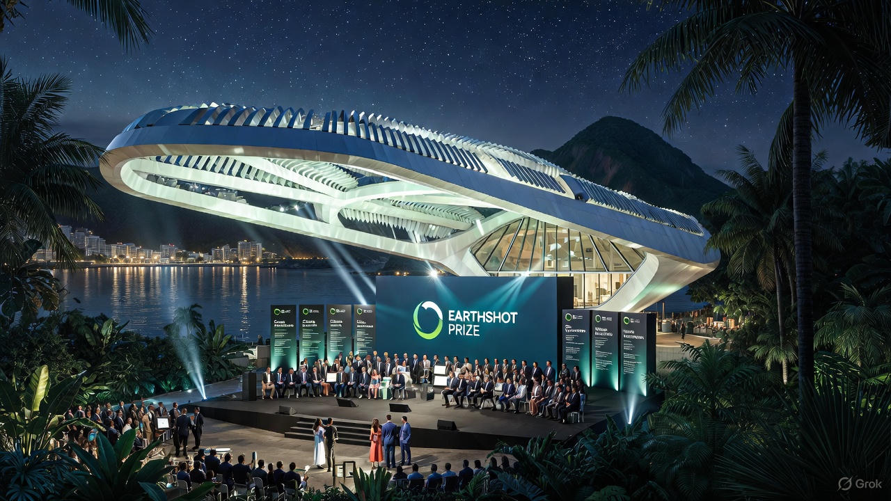 Prêmio Earthshot no Rio: William premia soluções ambientais globais