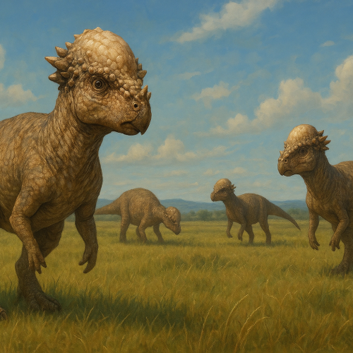 Fóssil de dinossauro com capacete ósseo é descoberto na Mongólia