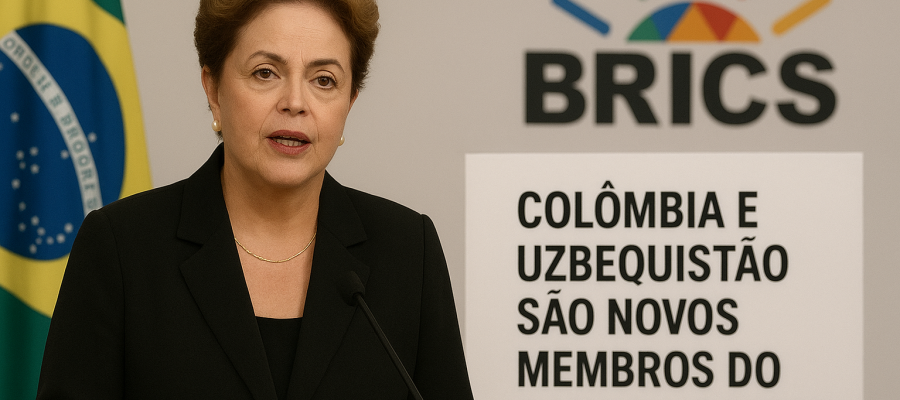 Dilma anuncia Colômbia e Uzbequistão como novos membros do banco do Brics