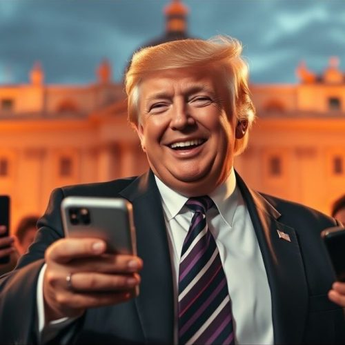 {"prompt":"Former President Donald Trump jubilantly marks the election of the first American pope on social media, calling it a 'momentous occasion.' The scene is set with vibrant digital imagery of Trump engaging with his followers against a backdrop symbolizing the Vatican, illuminated by warm, celebratory lighting that evokes a sense of historic achievement and excitement. The overall mood blends political fervor with religious significance, capturing a unique intersection of global and spiritual milestones.nnTrump celebra eleicao do primeiro papa americano nas redes sociais: 'Momento historico'","originalPrompt":"Trump celebra eleicao do primeiro papa americano nas redes sociais: 'Momento historico'n","width":1280,"height":720,"seed":45,"model":"flux","enhance":true,"nologo":true,"negative_prompt":"worst quality, blurry","nofeed":false,"safe":false,"isMature":false,"isChild":false}